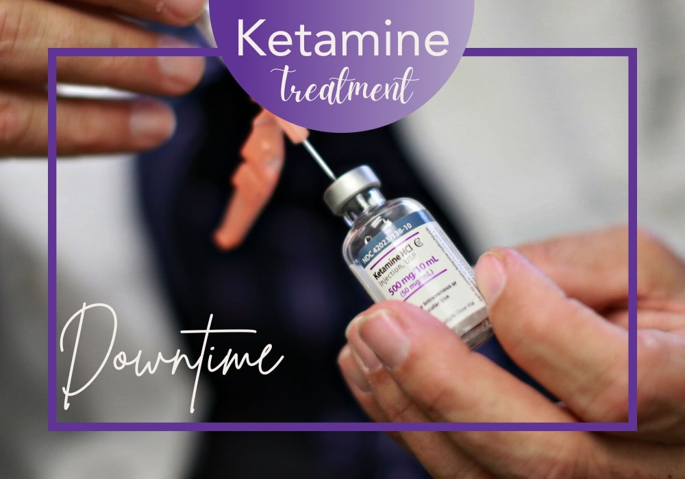 A practitioner injecting ketamine 500mg injection